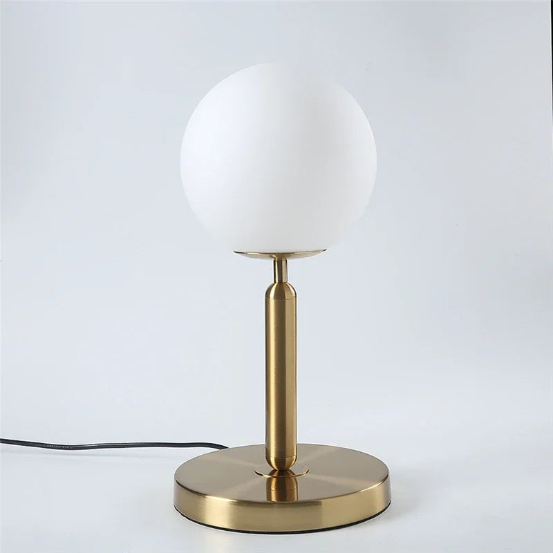 lampe de bureau moderne en verre pour décoration intérieure - vue 6 sur 7