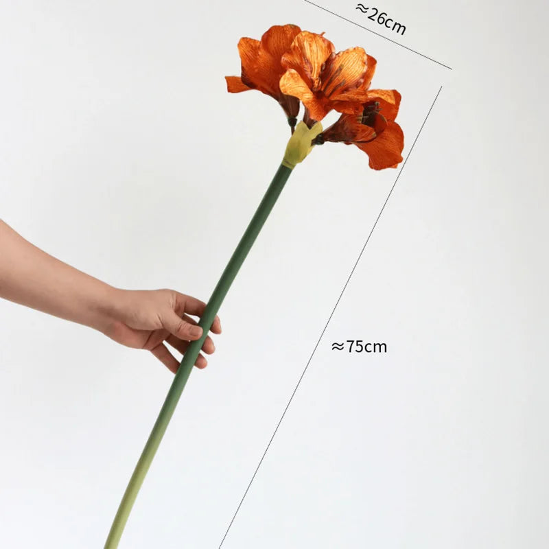 fleur artificielle clivia miniata pour décoration mariage et centre de table - vue 6 sur 10