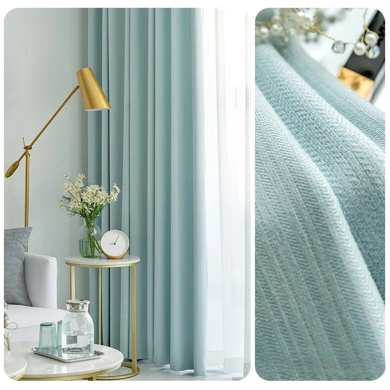 Rideau occultant moderne style ins pour salon chambre