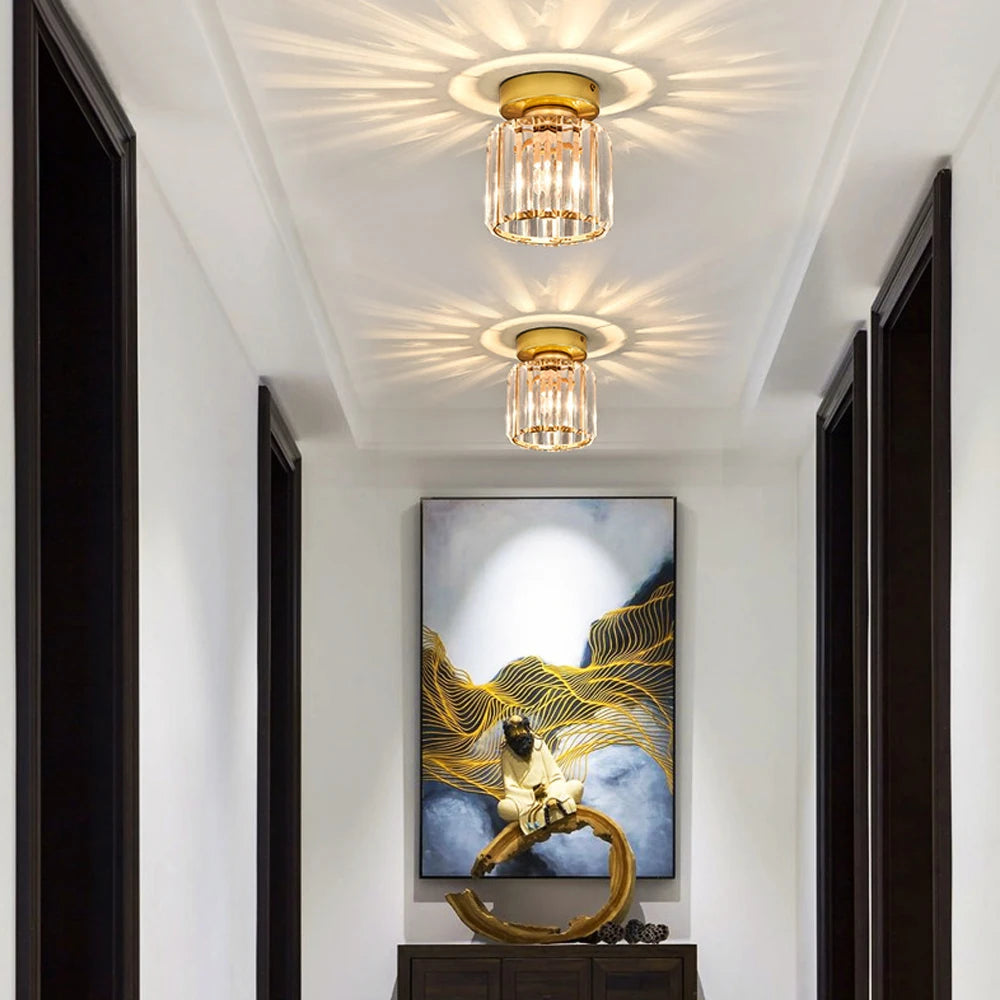 Suspension cristal design moderne intérieur salon salle manger chambre bar café - vue 5 sur 10