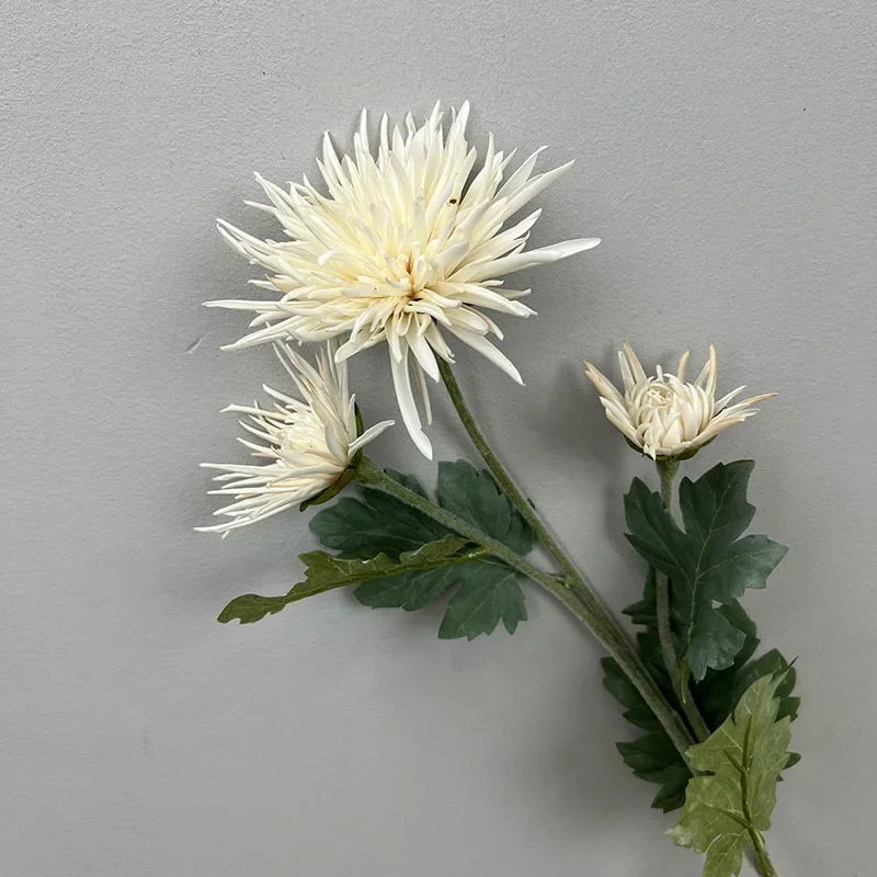 plante artificielle chrysanthème toucher réaliste décoration centre commercial