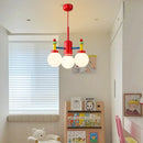 lustre macaron led pour chambre enfants garçons filles éclairage décoratif