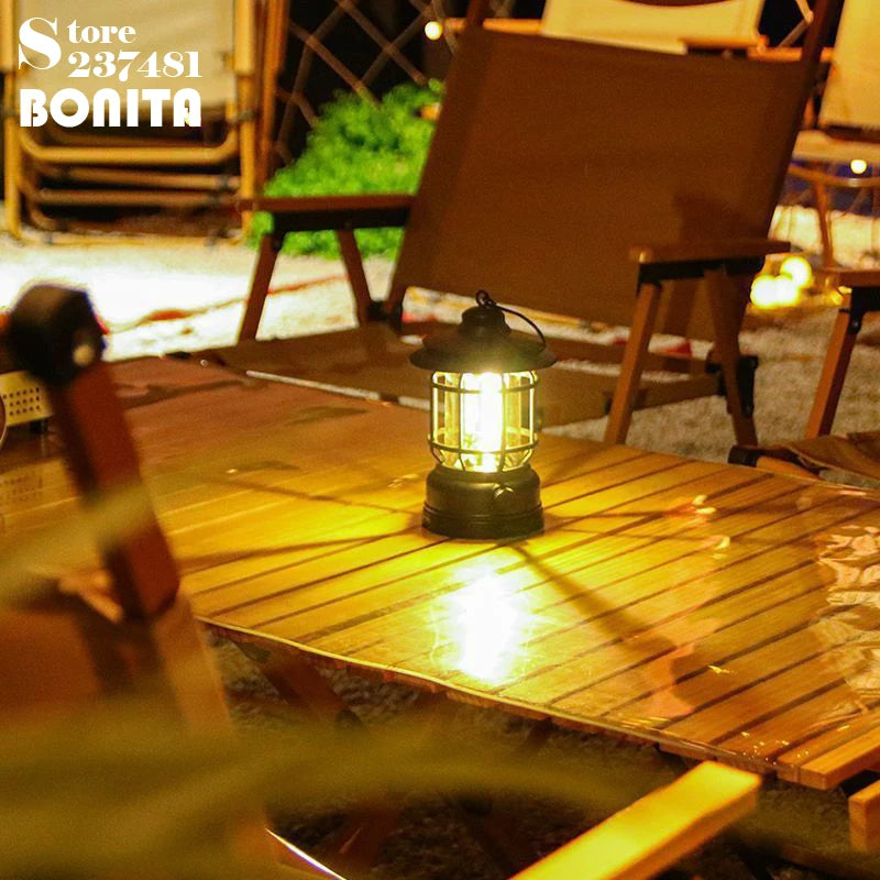 lampe de camping rechargeable étanche 7 couleurs d'éclairage variable - vue 4 sur 14