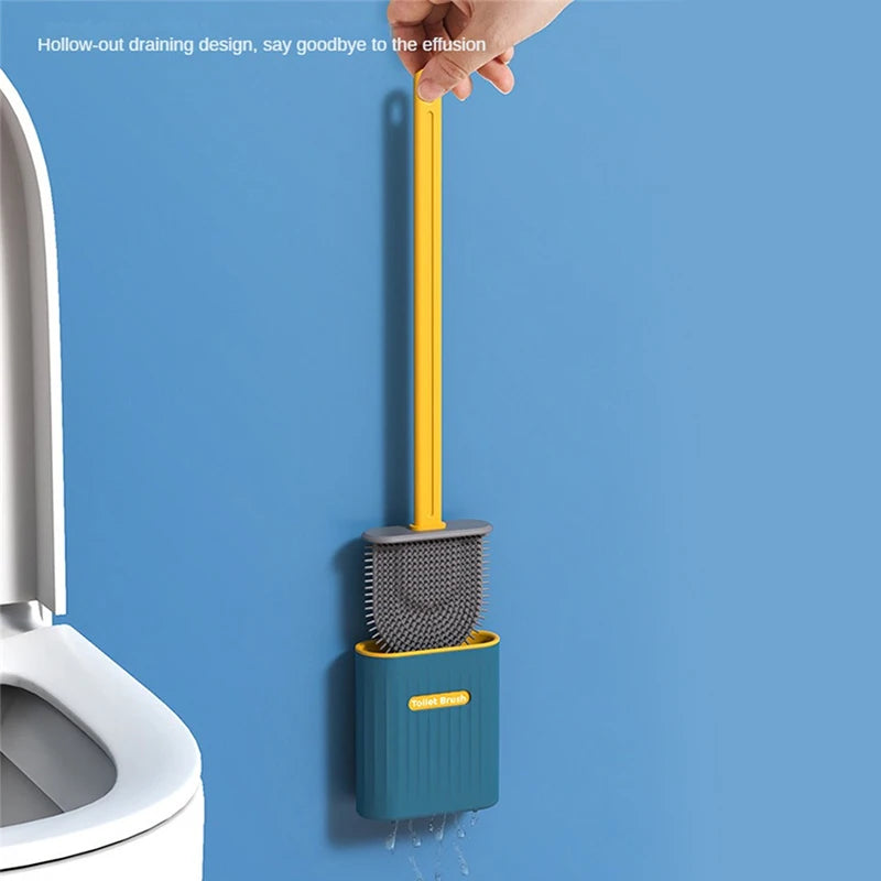 brosse de nettoyage innovante en silicone flexible et ergonomique - vue 3 sur 9