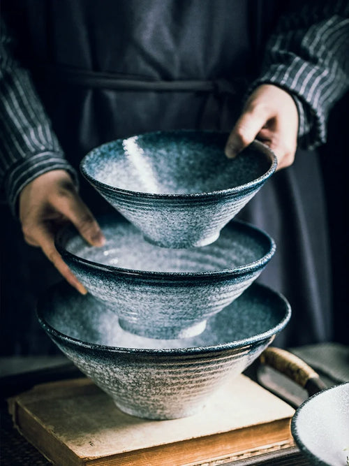 Bol ramen japonais céramique motifs traditionnels maison