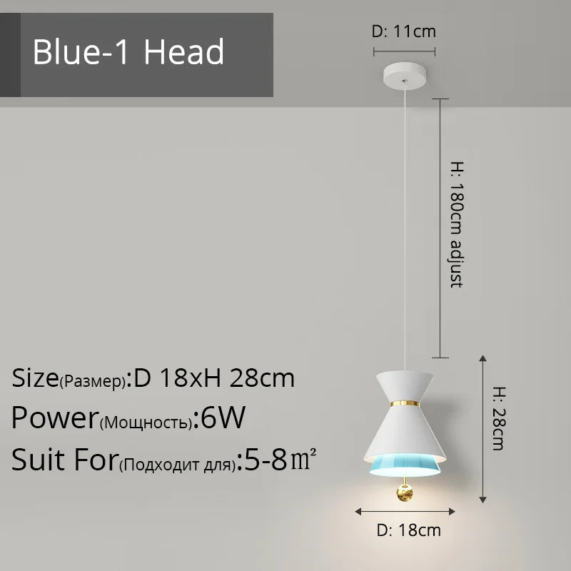 lustre créatif réglable tactile intelligent pour restaurant - vue 8 sur 17