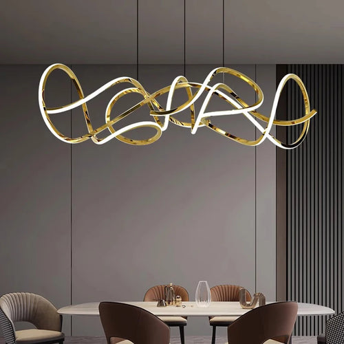 Lustre LED design moderne idéales décoration intérieure - vue 3 sur 11
