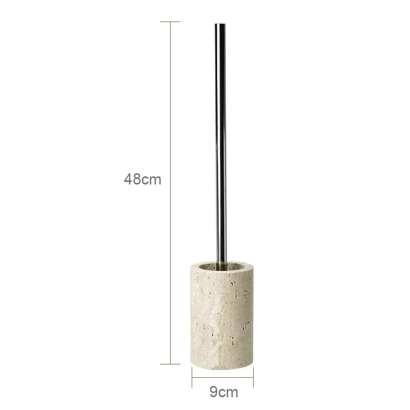 ensemble d'accessoires en marbre naturel pour salle de bain - vue 21 sur 30