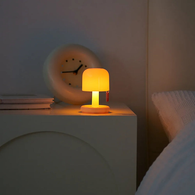 lampe led champignon veilleuse coucher soleil