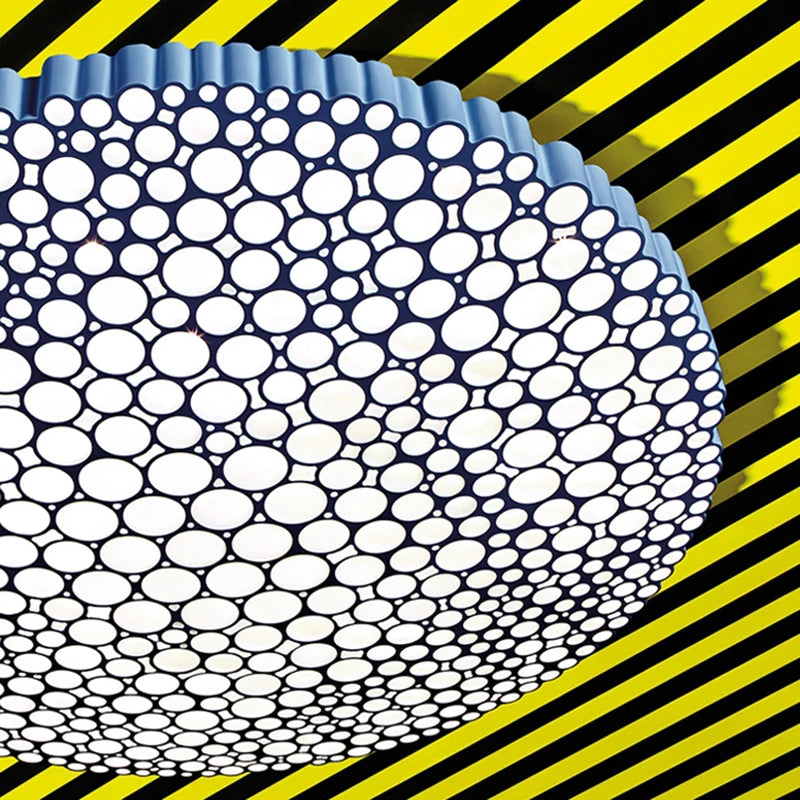 plafonnier led minimaliste en nid d'abeille créatif et élégant - vue 6 sur 12