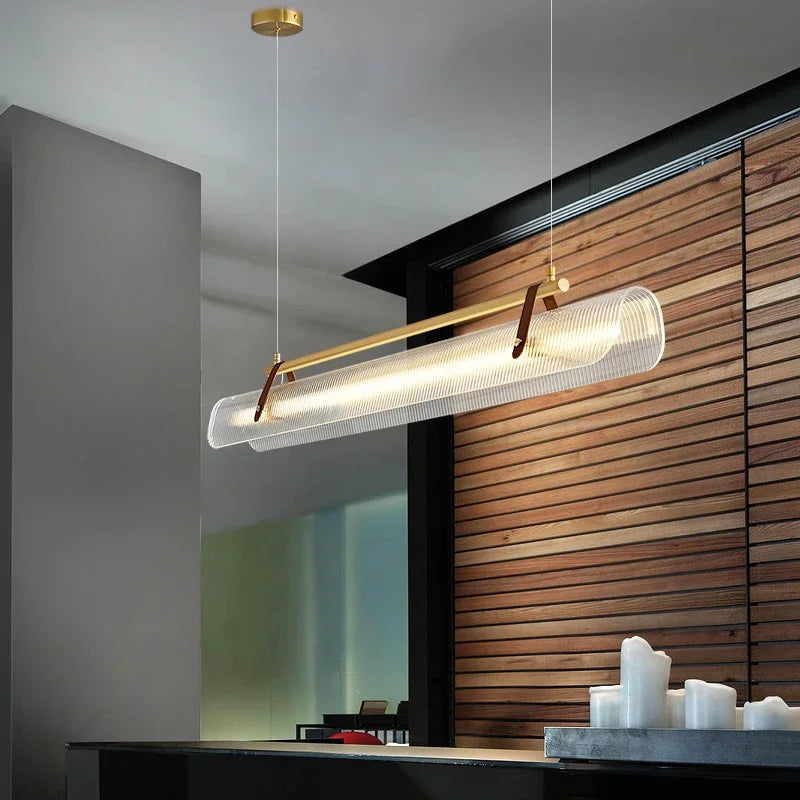 Lustre LED minimaliste nordique pour table à manger salon cuisine maison déco éclairage