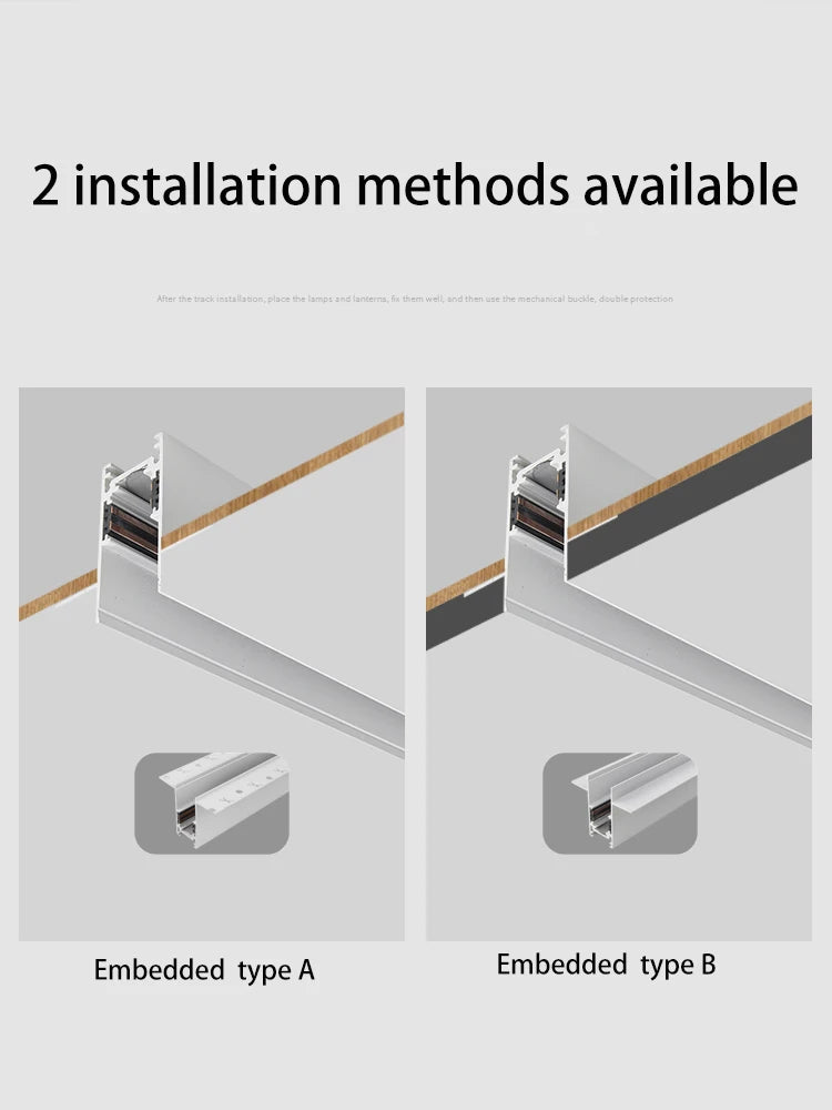 rails d'éclairage magnétiques led à intensité variable spot zigbee cob - vue 4 sur 22