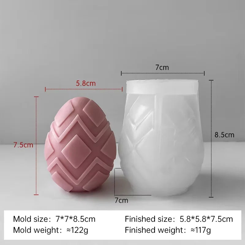 moule en silicone pour bougies œufs de pâques fait maison - vue 18 sur 21