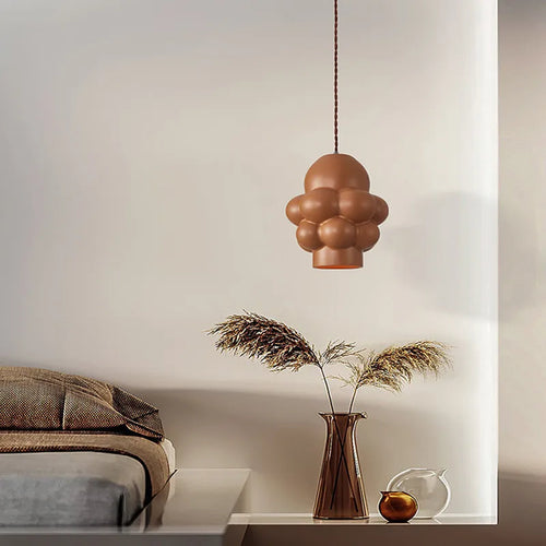 lustre led style wabi sabi nordique pour bar et restaurant - vue 4 sur 10