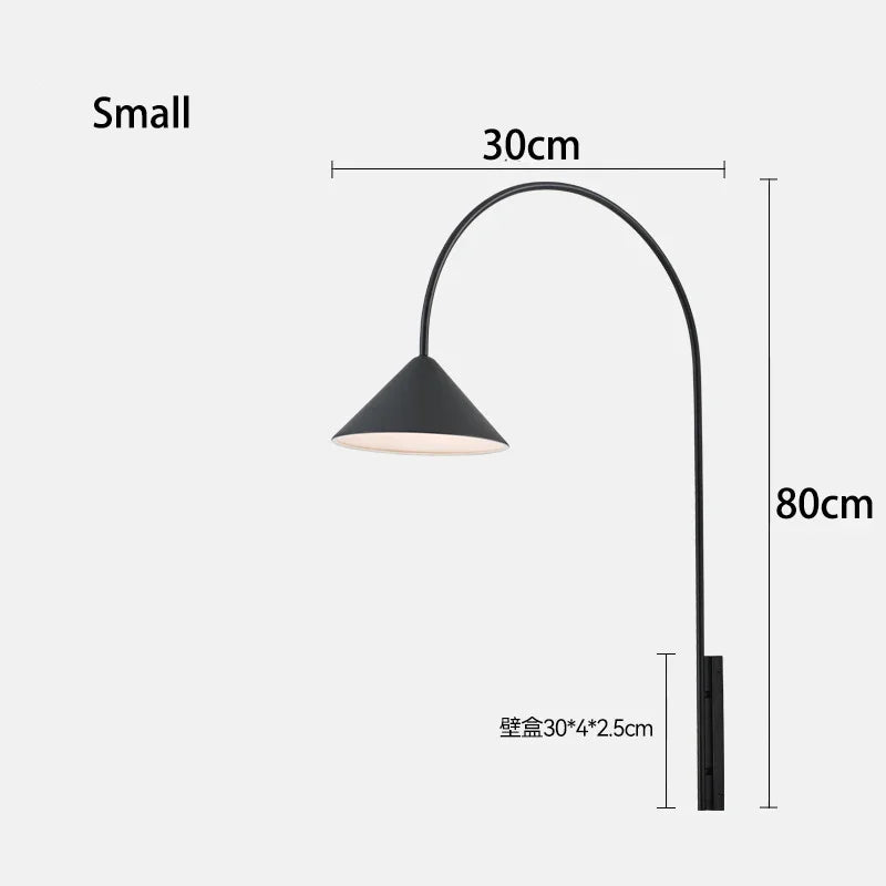 applique murale en verre nordique minimaliste pour décoration moderne