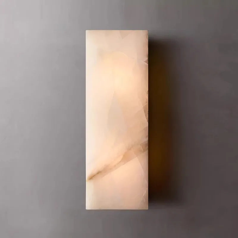 applique murale led dimmable design marbre naturel étanche pour intérieur extérieur