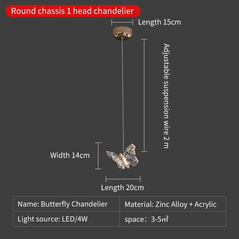 suspension en cristal nordique à led pour décoration moderne - vue 17 sur 18