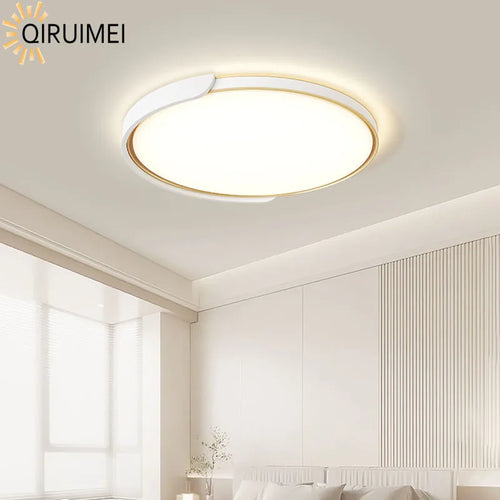 plafonnier led moderne avec télécommande design circulaire polyvalent