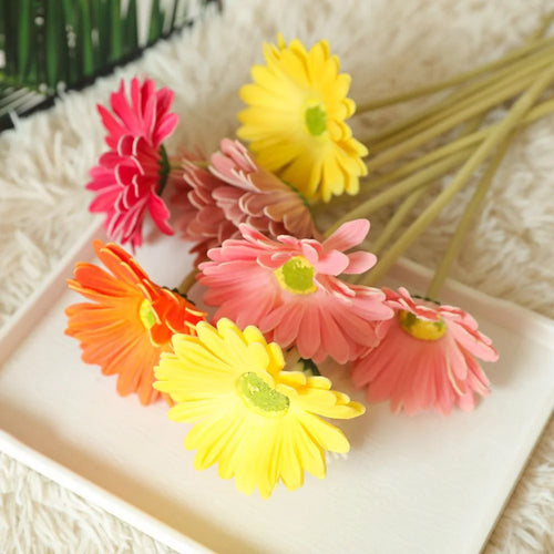 fleur artificielle marguerite decoration pour mariage et interieur - vue 2 sur 16