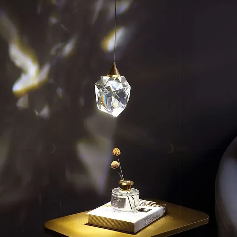 Suspension De Luxe En Cristal à LED design