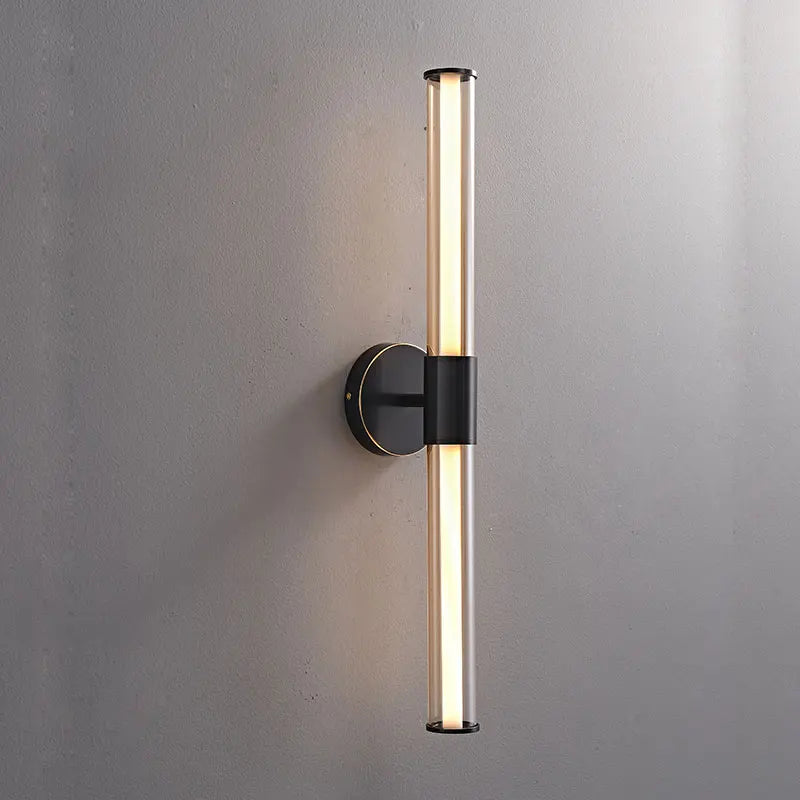 applique murale rétro led en verre de cuivre pour hôtel - vue 2 sur 6