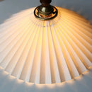 lustre plissé rétro japonais en noyer nordique pour intérieur