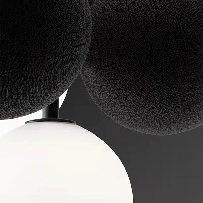 suspension 	 style avec cordon réglable et boule en pvc - vue 6 sur 10