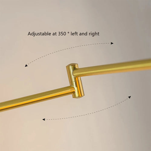lampe de chevet murale en bois nordique avec abat jour céramique adjustable - vue 7 sur 7