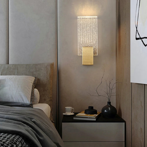 Applique murale en cristal Nordic style luxe pour éclairage intérieur