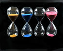 minuterie sablier aimanté 45 minutes artisanat horloge soufflée à la main