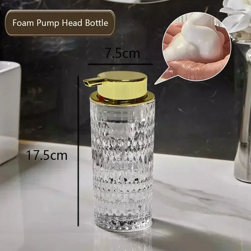 bouteille de savon en verre pour salle de bain élégante et pratique - vue 21 sur 24