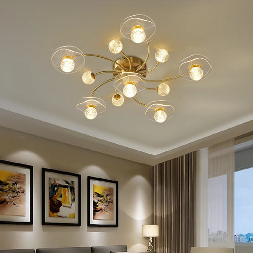 plafonnier led moderne design suspendu élégant pour intérieur - vue 3 sur 13