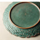 Assiettes plates ceramique relief retro style gastronomique
