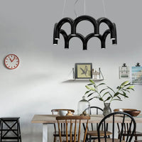 plafonnier led suspendu en métal style moderne avec cordon réglable