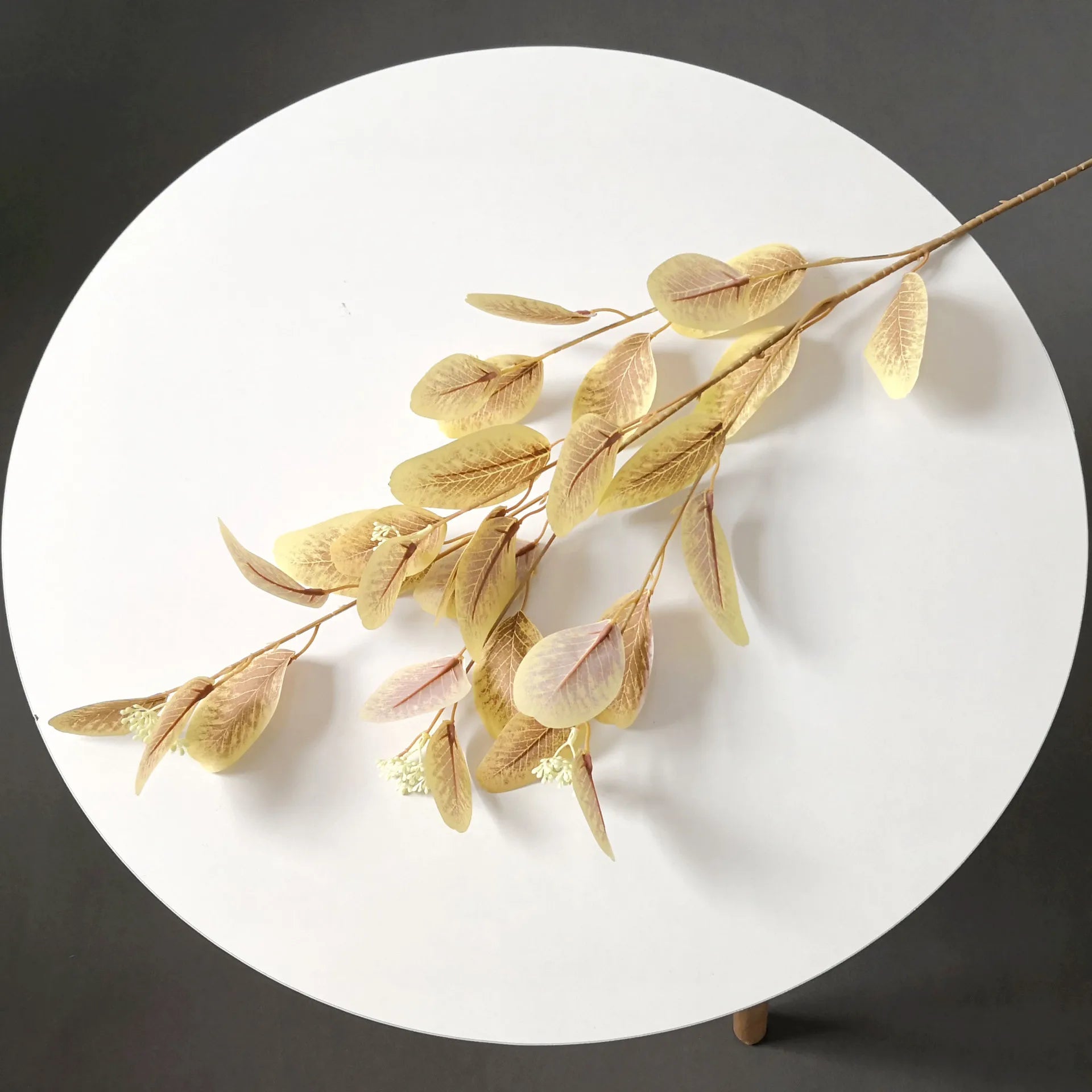 branches de feuilles d'eucalyptus en soie artificielle pour décoration florale - vue 10 sur 17