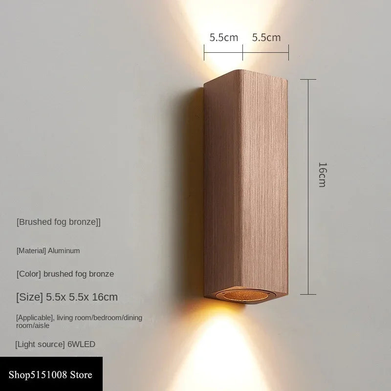 applique murale led modernes pour éclairage de fond intérieur - vue 10 sur 15