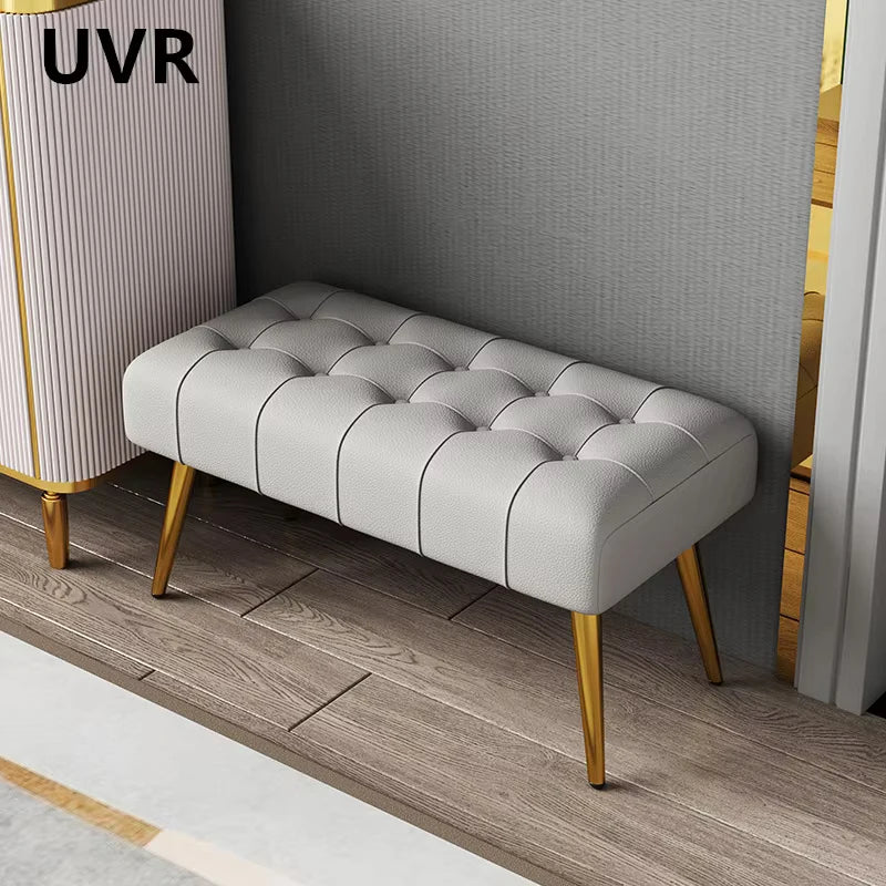 tabouret multifonctionnel pour entrée et rangement élégant - vue 3 sur 9