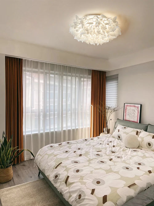 plafonnier en acrylique créatif à pétales design moderne décoratif - vue 5 sur 8