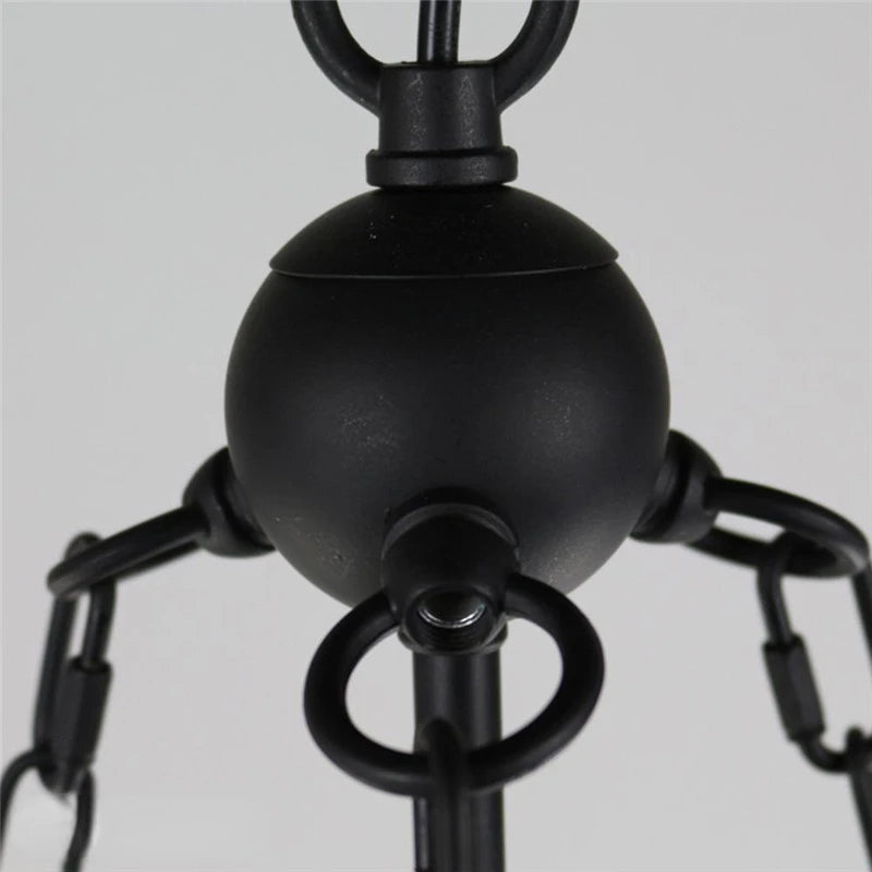 suspension en verre rétro style campagnard américain pour intérieur - vue 5 sur 10