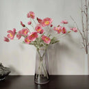 fausses fleurs de pavot en soie pour décorations de mariage et fêtes