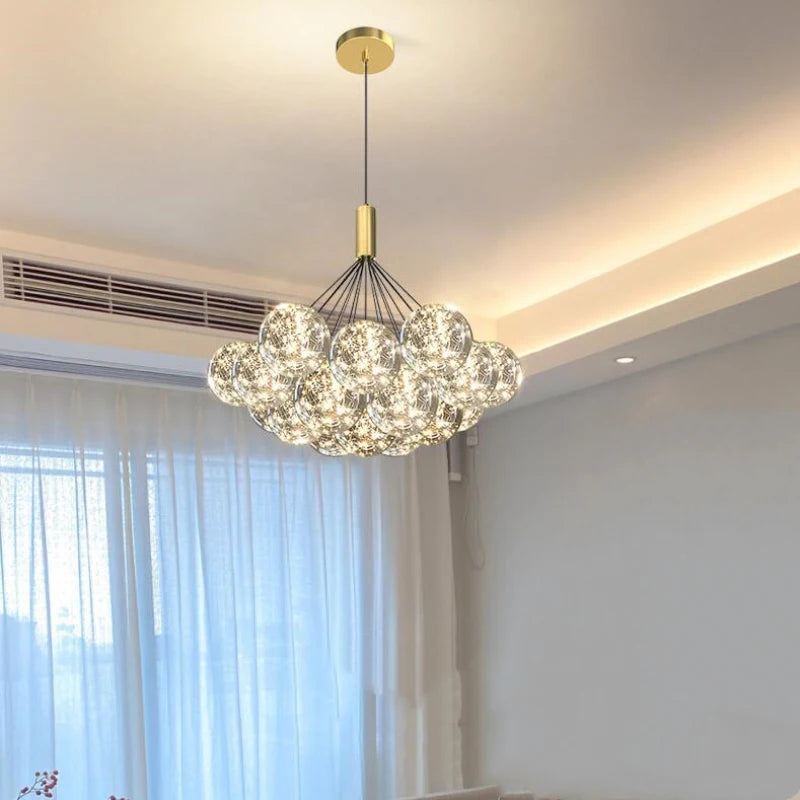 Suspension lanterne verre transparent et laiton - Carmina Suspension lanterne verre transparent et laiton - Carmina