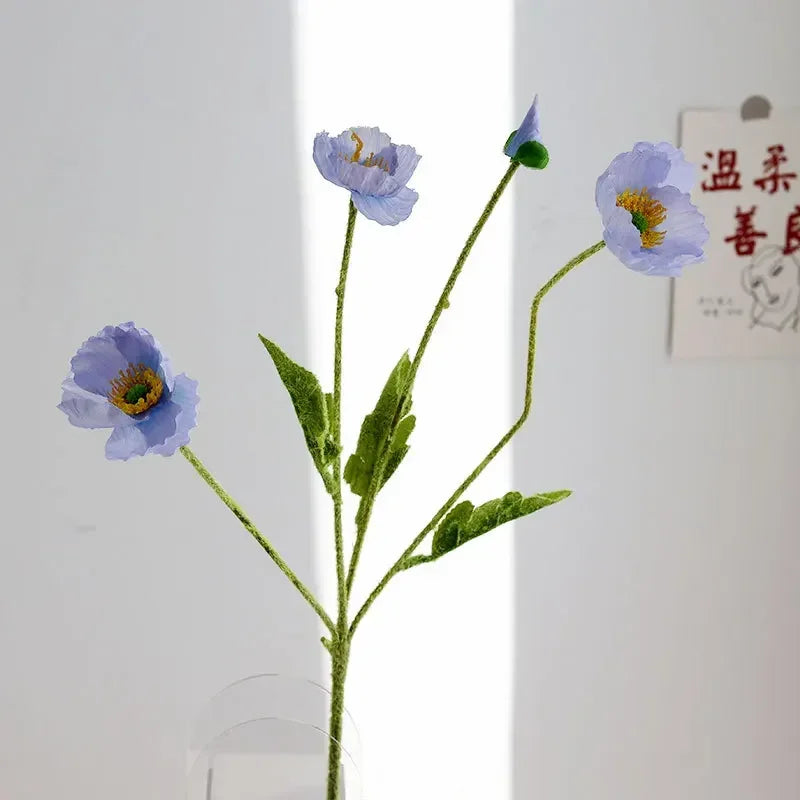 fleurs artificielles coquelicots pour mariage et décoration intérieure - vue 21 sur 25