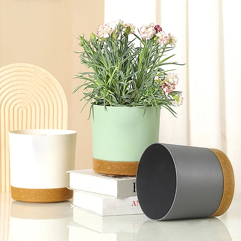 pots de fleurs automatiques avec soucoupe pour jardin et plantes - vue 2 sur 15