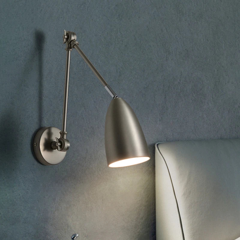 applique murale moderne nordique led en fer industriel