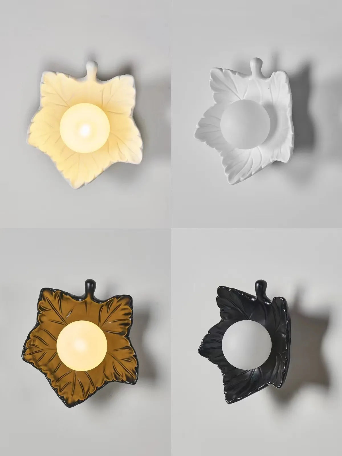 applique murale en résine design nordique moderne  lumière décorative - vue 9 sur 8
