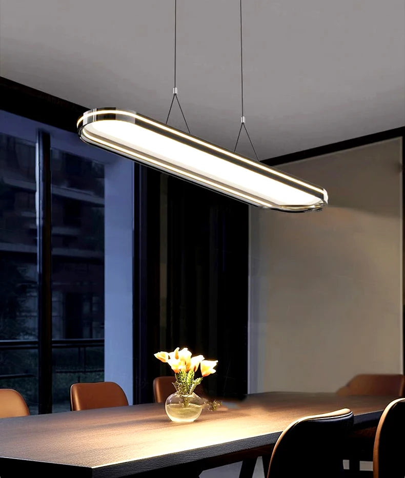 lustre design led moderne pour éclairage intérieur