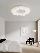 lampe nuage moderne led design anneau nordique éclairage lustre