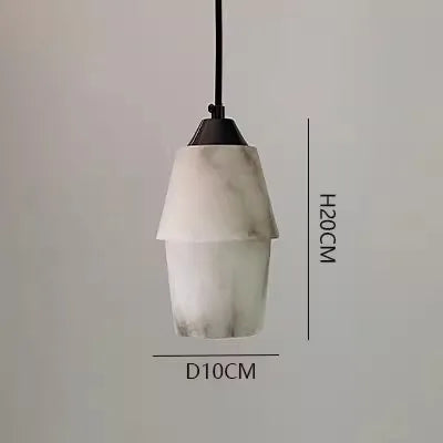 lustre led suspendu collection marbre vintage rétro - vue 9 sur 9