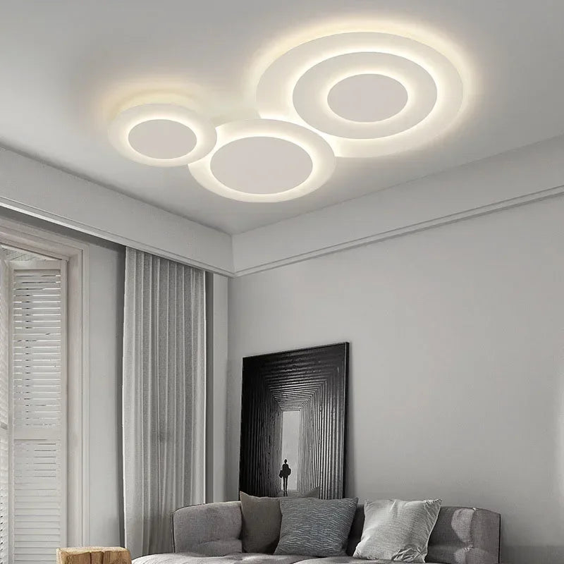 Plafonnier LED minimaliste au design moderne