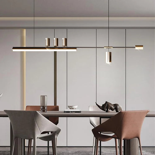 lustre moderne suspendu lumineux pour décoration intérieure - vue 3 sur 10